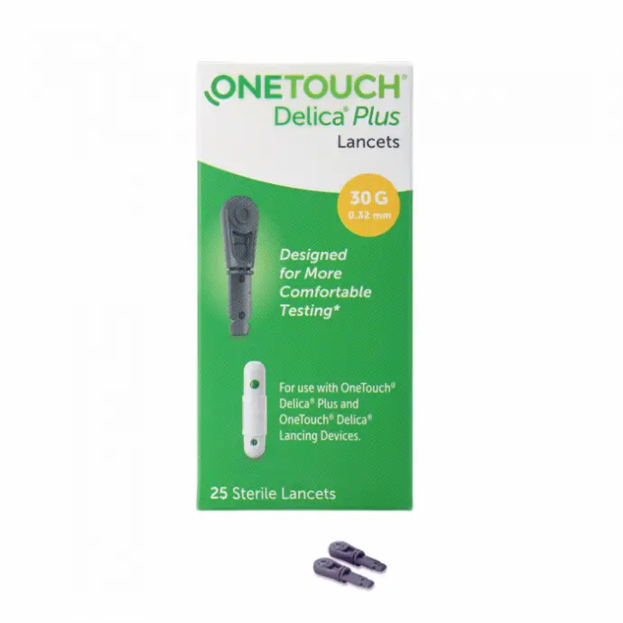 EC OneTouch Delica Plus Lancets (Box of 25)