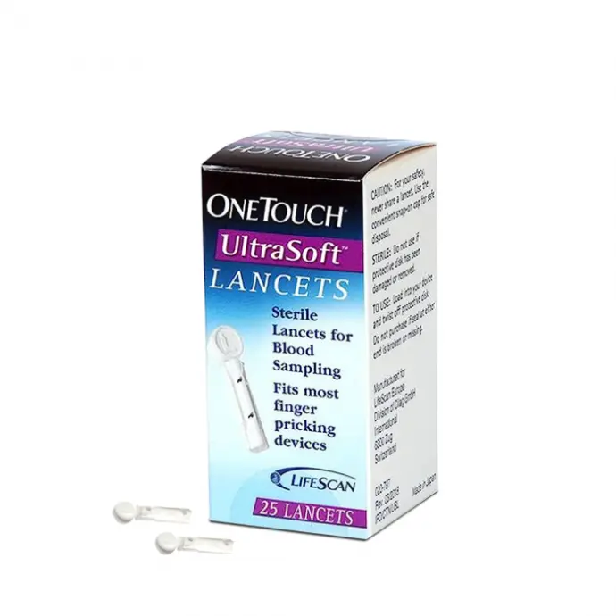 [ONETOUCH_ULTRASOFT_LANCETS_1] EC OneTouch UltraSoft Lancets (Box of 25)