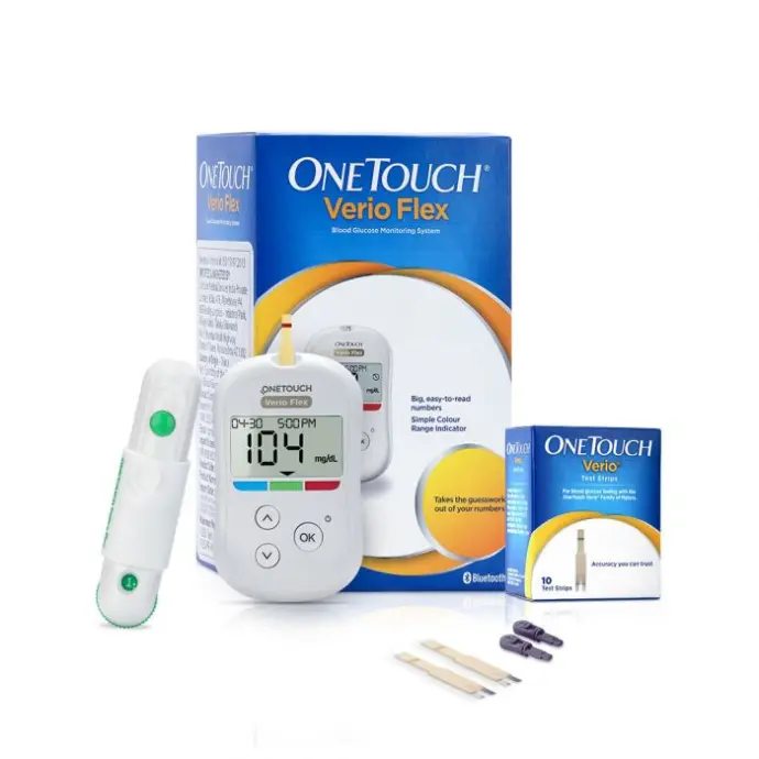 EC OneTouch Verio Flex Meter kit (+ 10's Offer Strips)